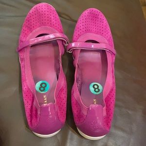 Cole Haan flats fuchsia pink